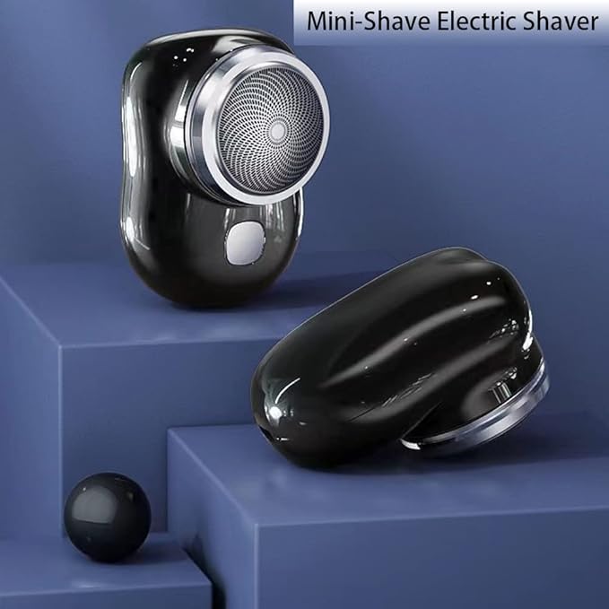 BGOS™ MINI-SHAVE PORTABLE ELECTRIC SHAVER, 2023 NEW UPGRADE MINI ELECTRIC RAZOR SHAVERS FOR MEN