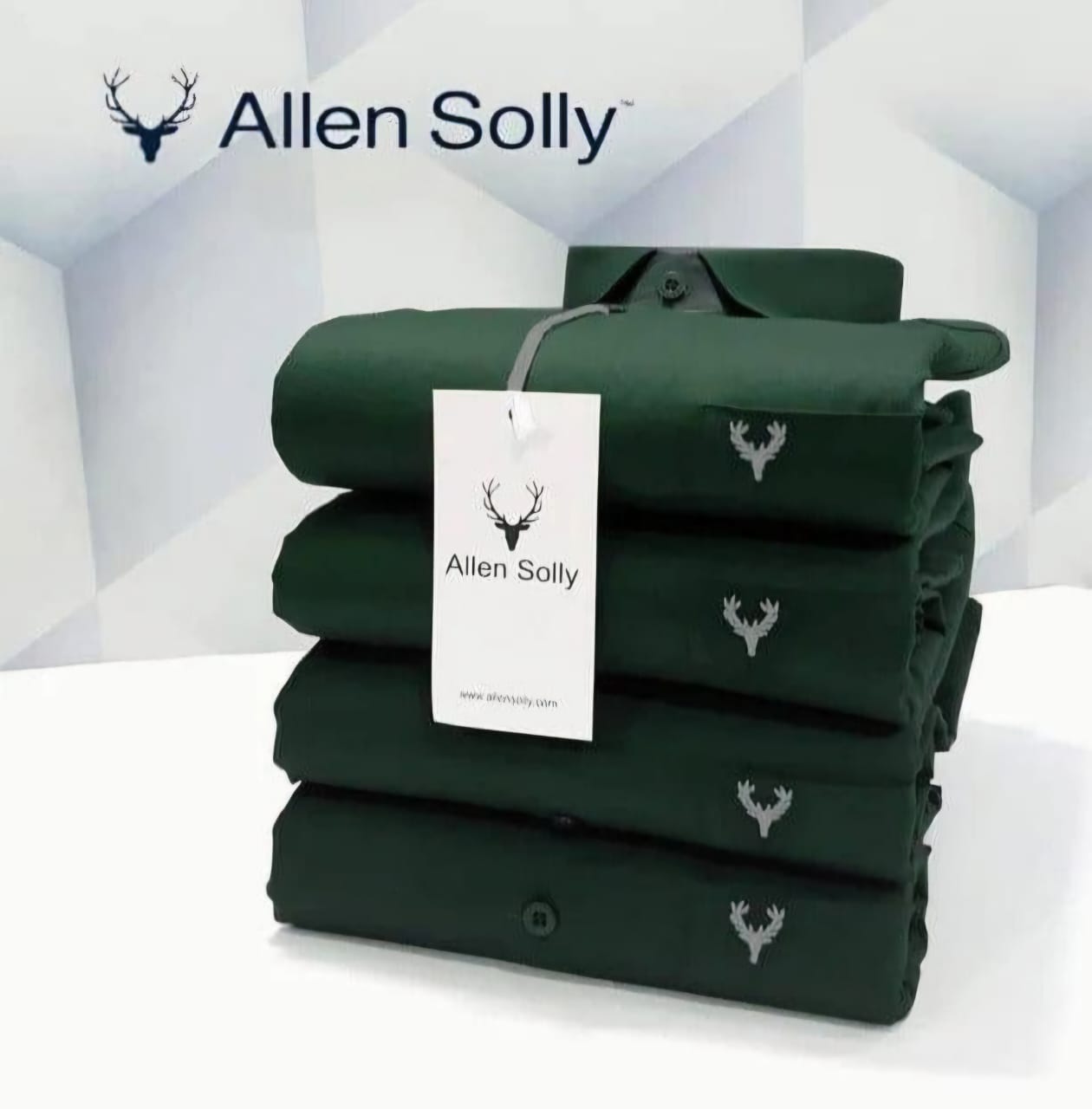 ALLEN SOLLY™ BRAND MENS COTTON FULL SLEEVES SHIRTS