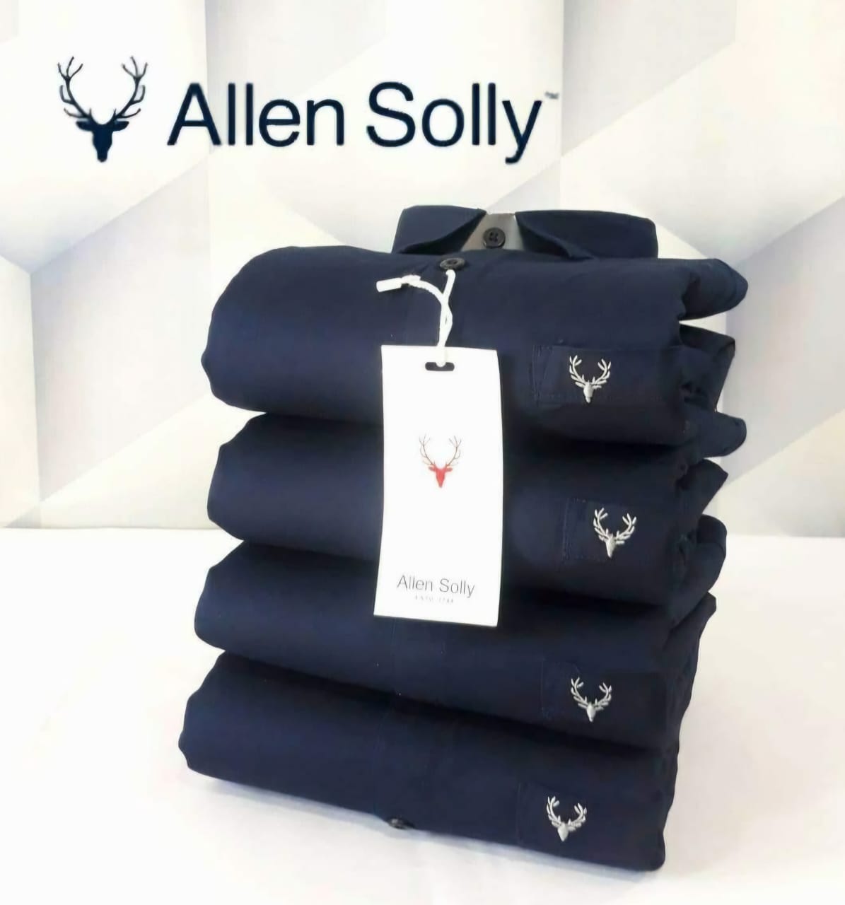 ALLEN SOLLY™ BRAND MENS COTTON FULL SLEEVES SHIRTS