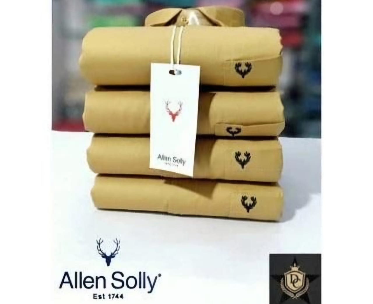 ALLEN SOLLY™ BRAND MENS COTTON FULL SLEEVES SHIRTS