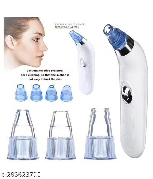 BGOS™ DERMA SUCTION VACUUM SKIN CLEANSER | 4 IN 1 MULTI-FUNCTION BLACKHEAD REMOVER TOOL | REMOVER KIT SKIN CLEANER | PIMPLE REMOVAL TOOL | ANE REMOVAL TOOL