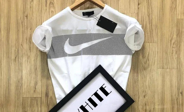 NIKE™ ROUND NECK T-SHIRT FOR MEN (WHITE,M) (PACK OF 1)