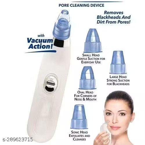 BGOS™ DERMA SUCTION VACUUM SKIN CLEANSER | 4 IN 1 MULTI-FUNCTION BLACKHEAD REMOVER TOOL | REMOVER KIT SKIN CLEANER | PIMPLE REMOVAL TOOL | ANE REMOVAL TOOL