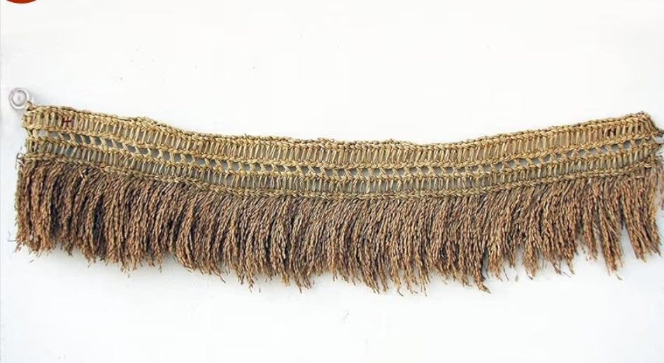 BGOS™ Natural Paddy Thoran for Home | Office |Festival Decoration |42 inch |Gold|Natural Organic